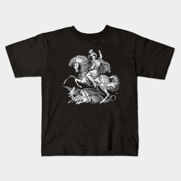Saint George and the Dragon Kids T-Shirt by biggeek